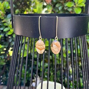 Kenneth Cole semi precious stone drop earrings